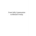 From Holy Communion to Blessed Trinity
