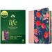 NLT Life Application Study Bible, Third Edition (Leatherlike, Pink Evening Bloom, Red Letter)