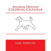 Afghan Hound Coloring Calendar