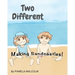 Two Different- Making Sandcastles: Fun Childrens Books Differences Siblings Twins getting along