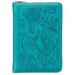 KJV Bible Compact Bible Faux Leather Teal W/Zipper