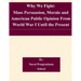 Why We Fight: Mass Persuasion, Morale and American Public Opinion From World War I Until the Present