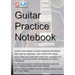 Guitar Practice Notebook: Instrumental diary for guitarists