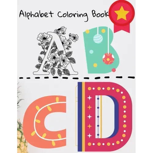 Alphabet Coloring book: Toddler ABC coloring book for kids .