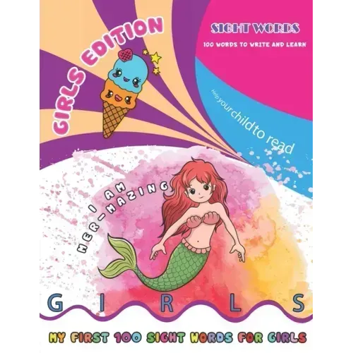 Learn to read: sight words and spelling workbook and phonics words for girls ages 5-7 - high frequency words for struggling readers