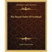 The Royal Order of Scotland