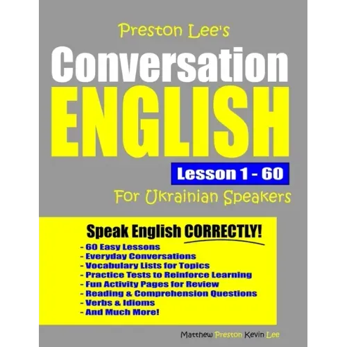 Preston Lee's Conversation English For Ukrainian Speakers Lesson 1 - 60