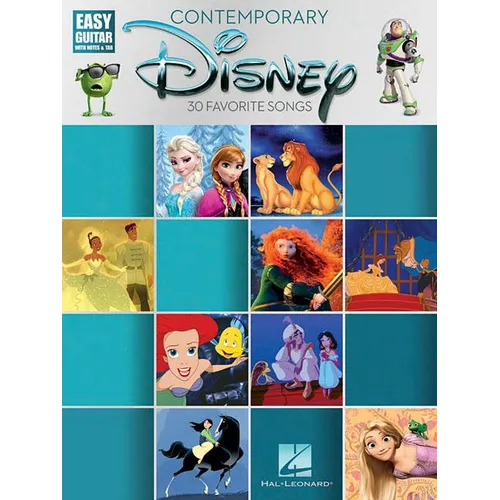 Contemporary Disney: Easy Guitar with Tab