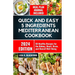 Quick and Easy 5 Ingredients Mediterranean Cookbook: 50 Healthy Recipes for Overall Well-Being