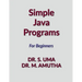 Simple Java Programs