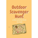 Outdoor Scavenger Hunt a fun activity book for kids: 80 page 6x9 yellow book with a different treasure on each page. Find the treasure draw it and des