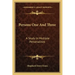 Persons One and Three: A Study in Multiple Personalities