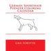 German Shorthair Pointer Coloring Calendar