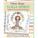 yoga spirit: Stress Relief Coloring Book: yoga poses surrounded with nature and beauty