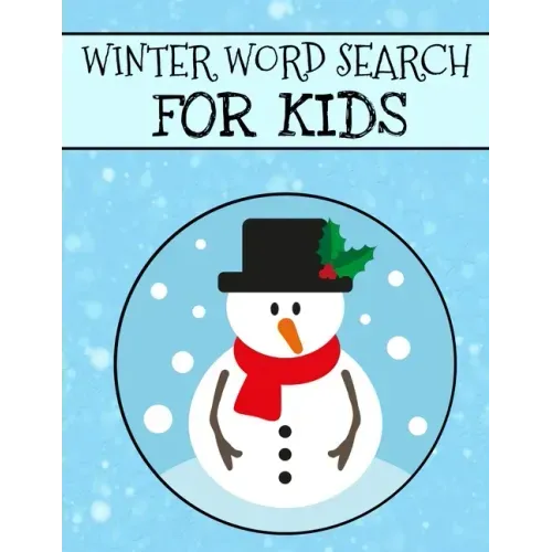 Winter Word Search For Kids: Christmas Word Search For Kids, Winter Word Search Puzzle Books, Holiday Large Print Puzzles