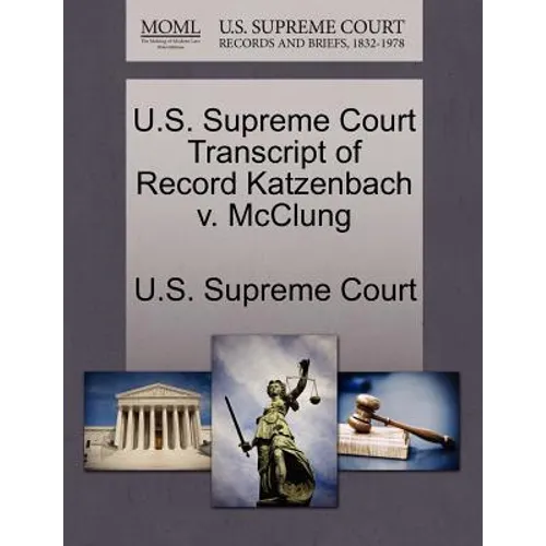 U.S. Supreme Court Transcript of Record Katzenbach V. McClung