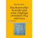 Das Rottweiler Konvikt Und Seine Zoglinge Zwischen 1824 Und 1924