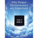 Why Proper Hermeneutics are Important