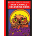 Big Print Baby Animals Colouring Book: Fun colouring with jokes for every animal