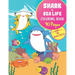 SHARK & SEA LIFE Coloring Book + BONUS MAZES PUZZLE: Large Print (8.5x11") - Gift for Kids & Grown ups