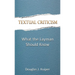 Textual Criticism: What the Layman Should Know