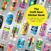 The Craft Beer Sticker Book: 300 Peelable Stickers from Craft Breweries Around the World