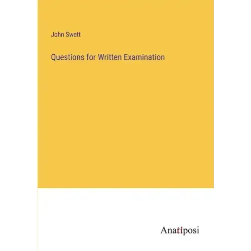 Questions for Written Examination