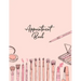 Appointment Book: Large Notebook Diary (Undated - Start Any Time) with 15 Minute Time Slots, 6 Days at a Glance