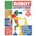 Robot Activity Book: Tracing Skills, Coloring, Cut and Paste, Dot-to-Dot and Mazes for Kids Ages 3-5
