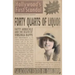 Forty Quarts of Liquor: Fatty Arbuckle and the Death of Virginia Rappe: Hollywood's First Scandal