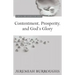 Contentment, Prosperity, and God's Glory