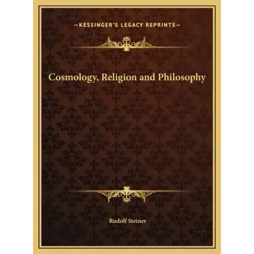 Cosmology, Religion and Philosophy