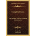 Complete Poems: The Personal Edition of George Eliot's Works