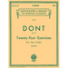 24 Exercises, Op 37: Schirmer Library of Classics Volume 328 Violin Method