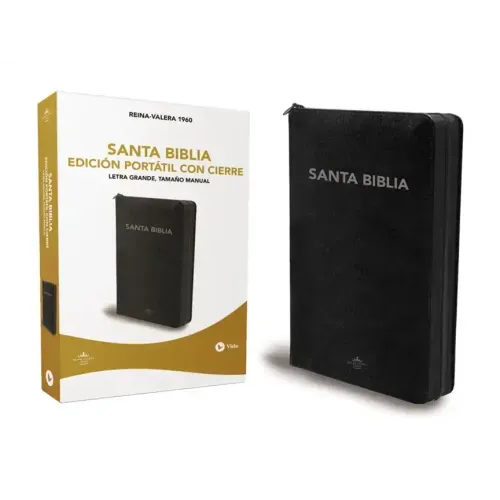 Santa Biblia Rvr1960- Edicion Portatil Con Cremallera