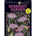 Creative Haven Midnight Garden Coloring Book: Heart & Flower Designs on a Dramatic Black Background