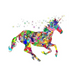 Colorful Unicorn Notebook: 100 Pages 8.5" X 11" Wide Ruled Line Paper