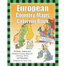 European Country Maps Coloring Book: 46 Blank, Outline and Detailed Country Maps for Coloring, Home, and Education