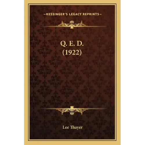Q. E. D. (1922)