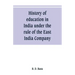 History of education in India under the rule of the East India Company