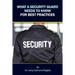 What a Security Guard Needs to Know for Best Practices