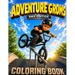Adventure Groms: Bold, Easy-to-Color Pages for All Skill Levels Featuring BMX Street, Dirt Jumps, Racing, Grinds, and Freestyle Tricks for Kids and Al