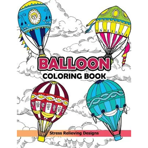 Balloon Coloring Book: Hot Air Balloon