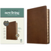 NLT Thinline Reference Bible, Filament Enabled Edition (Red Letter, Leatherlike, Rustic Brown, Indexed)