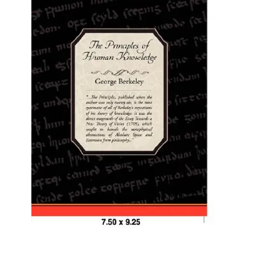 A Tretease Concerning the Principles of Human Knowledge
