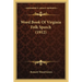 Word Book Of Virginia Folk Speech (1912)