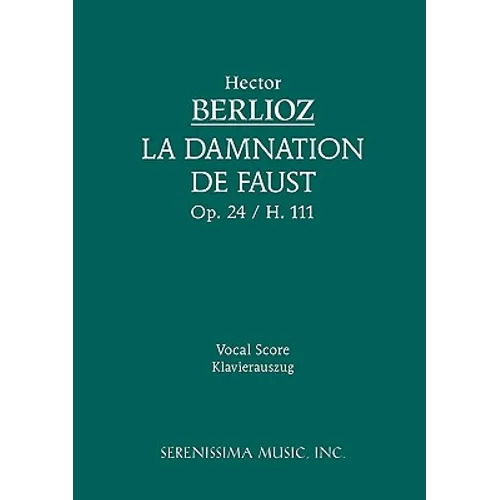 La Damnation de Faust, Op.24: Vocal score