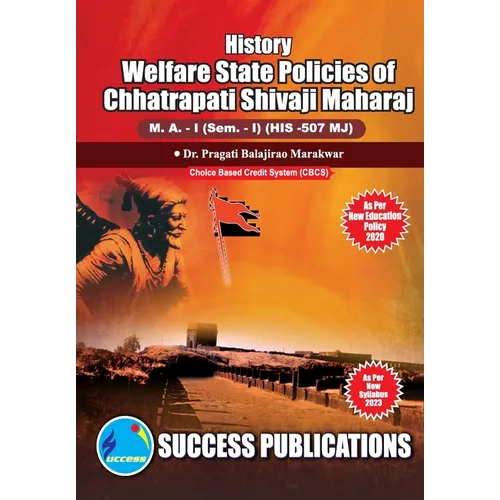 Welfare State of Chhatrapati Shivaji Maharaj, First Year, M.A, Sem-I-English