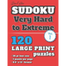 David Karn Sudoku - Very Hard to Extreme Vol 1: 120 Puzzles, Large Print, 36 pt font size, 1 puzzle per page