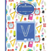 Composition Notebook V: Monogrammed Initial Primary School Wide Ruled Notebook